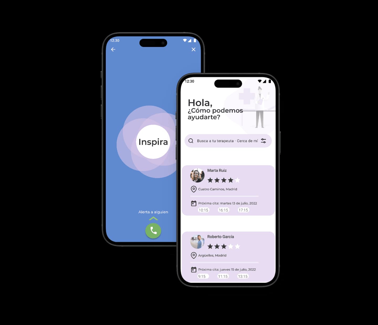 Psicólogos y botón del pánico