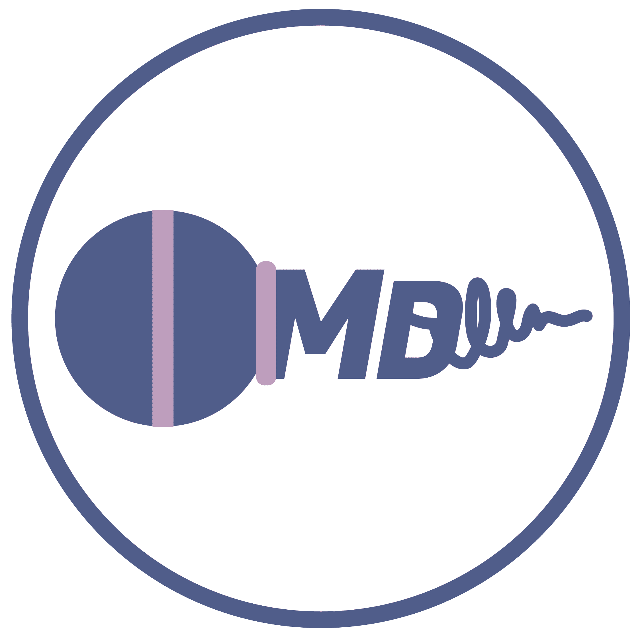 Logotipo de Branding de Micrófono duro