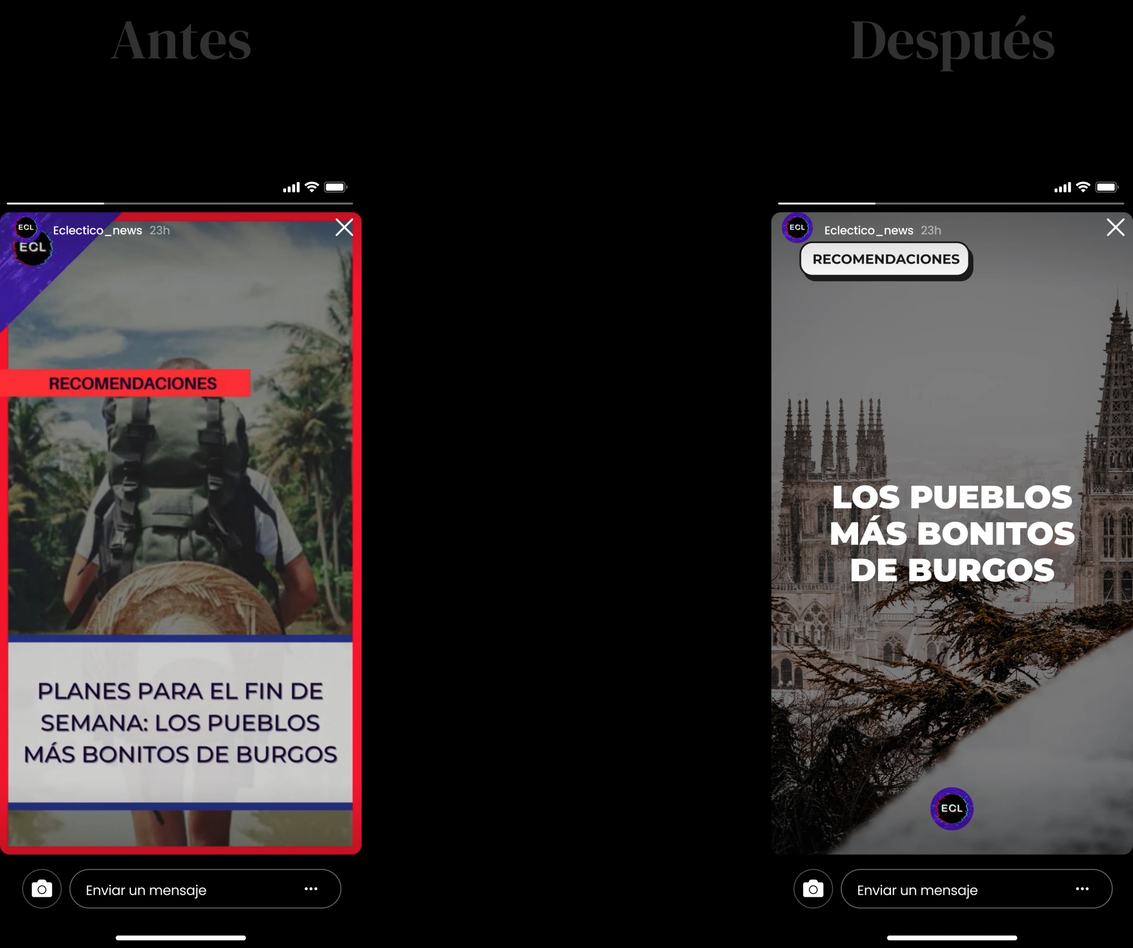 Historia antes y después