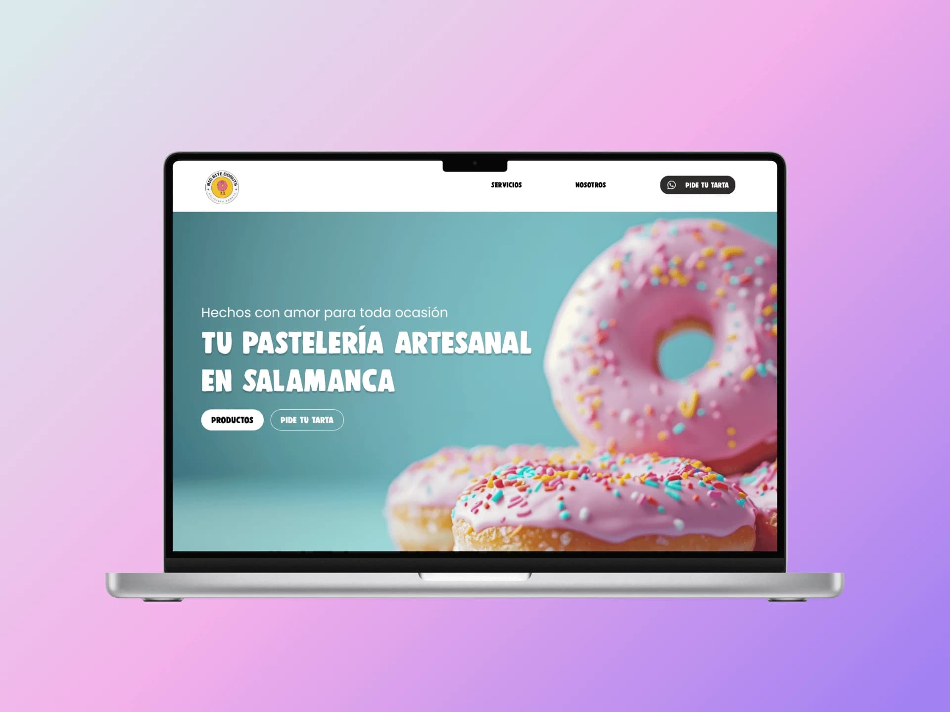 Creación de una web de pastelería
